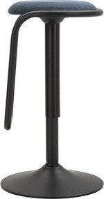 BANCO DE BAR COM ELEVADOR DESTINY NAVY Ø 41X61-83 CM AZUL E PRETO