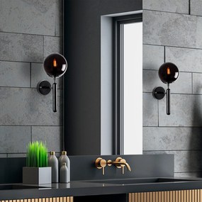 Aplique de Parede King – Preto – 15 x 20 x 40 cm