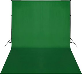 vidaXL Sistema porta-fundos 500 x 300 cm verde