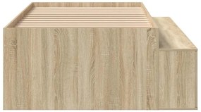 Cama com Armazenamento Carvalho Sonoma 90x190 cm