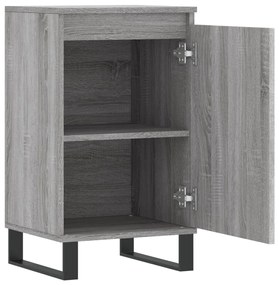 Aparadores 2 pcs 40x35x70 cm derivados madeira cinzento sonoma