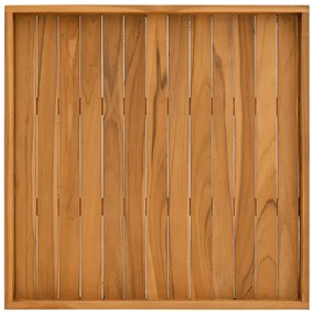 Bandeja de servir 70 x 70 cm madeira de teca maciça