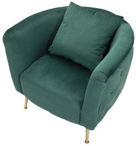 POLTRONA BUCAREST 76X74X73 CM VERDE