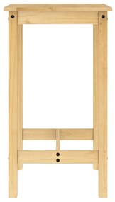5 pcs conjunto de bar pinho maciço