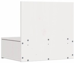 Mesa de Cabeceira Montada na Parede Branco 42 x 32.5 x 40 cm