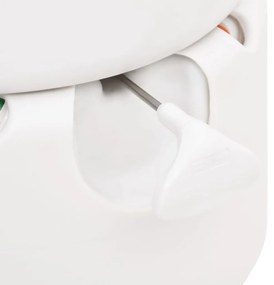 Sanita integrada p/ campismo 24+17 L PEAD e esmalte branco