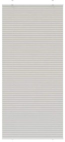 vidaXL Cinzento Luz Plissada Cega 100x200 cm Largura Tecido 99,4 cm