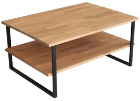 Mesa de Café Neta - Carvalho - 85x40x60 cm