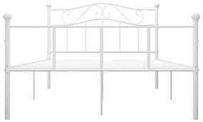 Estrutura de cama 120x200 cm metal branco