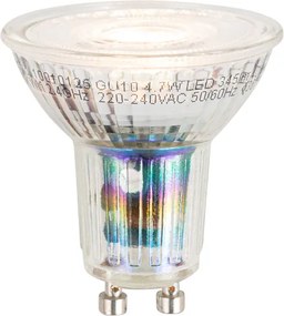 Sistema de trilhos moderno monofásico com 4 trilhos GU10 Wi-Fi bronze escuro - Jeana