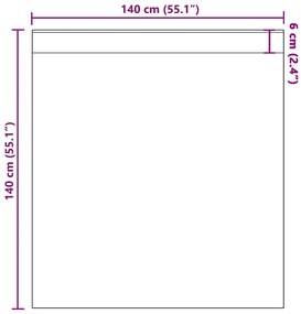 Cortinas de voile com bolsos para varão 2 pcs branco