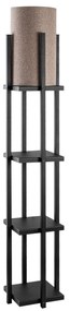 Candeeiro de Pé 7112 – Preto – 25 x 25 x 130 cm