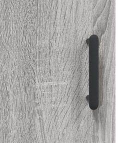 Armário de parede 60x31x60 cm derivados madeira cinzento sonoma
