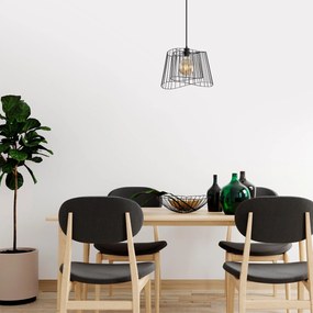 Candeeiro Chandelier Byisoo – Preto – 40 x 40 cm