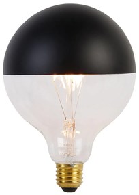 E27 dimbare LED lamp kopspiegel G125 zwart 4W 200 lm 1800K
