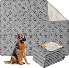 Manta impermeável para cães 1208 x 173 cm cinzento