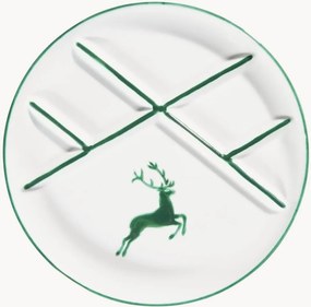 Prato de fondue artesanal Grüner Hirsch
