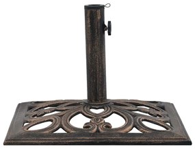 Base para guarda-sol 12 kg 49 cm ferro fundido bronze