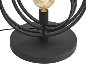 Candeeiro de pé moderno preto 3 luzes - Indu Moderno