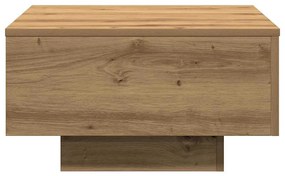 Mesa de Centro vidaXL Artisian Carvalho 55x55x31 cm em Madeira de Enge
