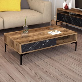 Mesa de Centro Istanbul – Noz Preto – 105x32,6x60 cm