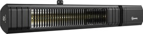 Outsunny Aquecedor por Infravermelhos para Terraço 2000 W com Capa, IP65, Controlo por App/Tátil/Comando, 9 Níveis e Temporizador | Aosom Portugal