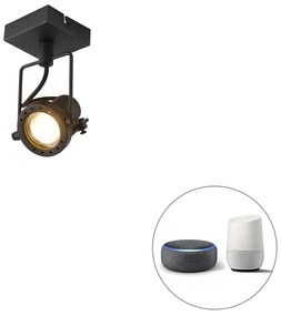 LED Foco Inteligente Preto com Wifi GU10 - Suplux Industrial