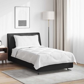 vidaXL Edredom para Todas as Estações 2 pcs Branco Microfibra