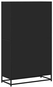 Estante 80,5x35x139 cm derivados de madeira preto