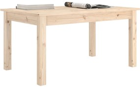 Mesa de centro 80x50x40 cm madeira de pinho maciça