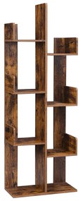Estante em forma de árvore com 8 compartimentos | VASAGLE | 50 x 25 x 140 cm | Antique | LBC66BXV1.