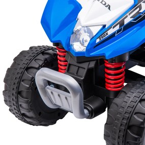 AIYAPLAY Quadriciclo Elétrico HONDA para Crianças de 18-36 Meses Quadriciclo Elétrico Infantil a Bateria 6V com Faróis LED Buzina Velocidade de 2,8km/