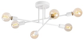 Candeeiro Chandelier Flower – Branco – 64 x 64 cm