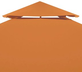 Cobertura de substituição p/ gazebo 310 g/m² 3x4 m laranja