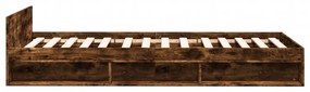 Estrutura de cama c/ gaveta 90x190 cm derivados de madeira