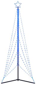 LED Árvore de Natal 525 LEDs Azul 302 cm