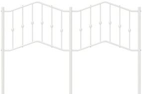 Cabeceira de cama 140 cm metal branco