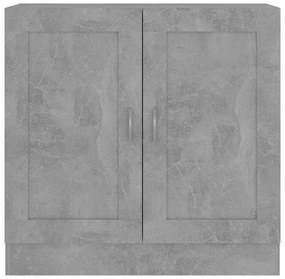 Estante 82,5x30,5x80 cm derivados de madeira cinzento cimento