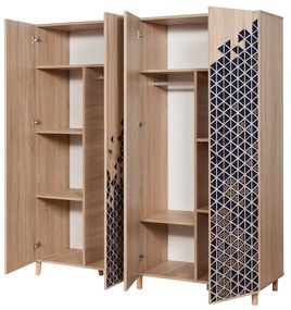 Guarda-roupa Imaj – Carvalho Sonoma – 180x192x52 cm