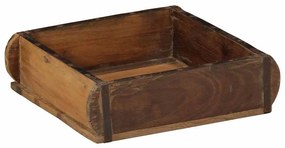 Bandeja vidaXL 31x29x10 cm em Madeira Recuperada