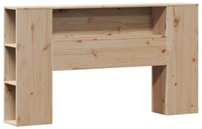 Cama com estante sem colchão 150x200 cm pinho maciço