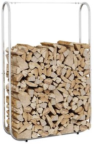 Suporte para lenha 100x25x150 cm aço galvanizado