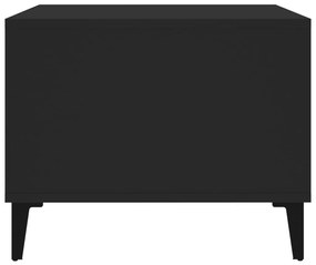 Mesa de centro 60x50x40 cm madeira processada preto