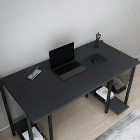 Secretária Academy – Preto Antracite – 125,2 cm x 60 cm x 73,8 cm