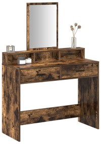 Carvalho Fumado Madeira Sólida 100 x 41 x 140 cm