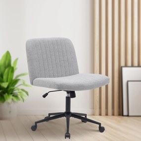 Cadeira de Escritório Kingman Cinza Claro