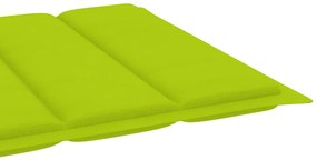 Espreguiçadeira com mesa e almofadão madeira de teca maciça