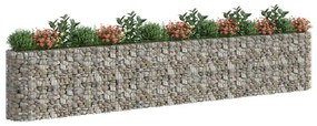 Canteiro elevado/cesto gabião 540x50x100 cm ferro galvanizado