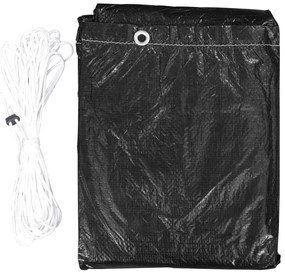 Capa banco baloiço 10 ilhós e 2 fechos de correr 255x145x170cm