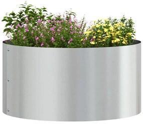 Conjunto de Vasos Galvanizados Galvanizado Aço 40 cm de diâmetro